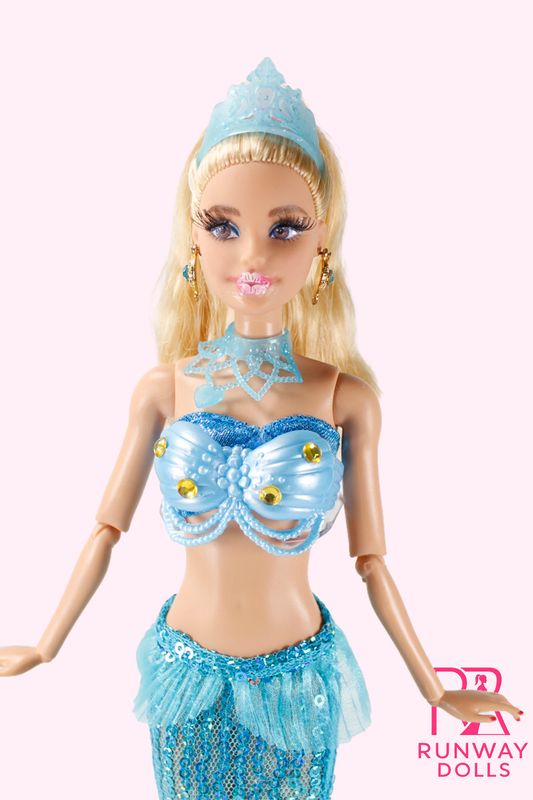 2026 Runway Dolls X Barbie "Mystical Mermaid" OOAK Fashion Doll