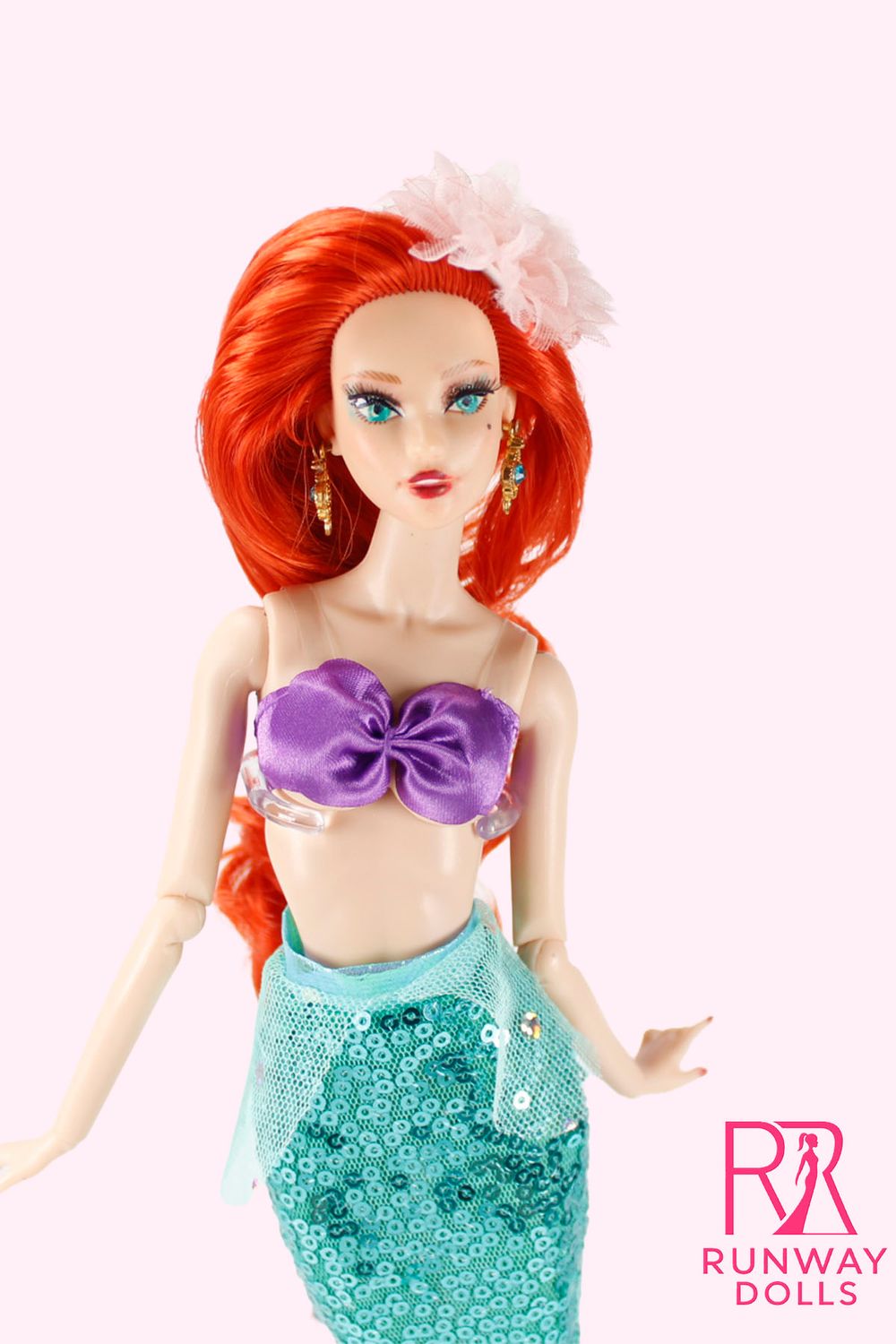 2026 Runway Dolls "The Little Mermaid" OOAK Dressed Fashion Doll