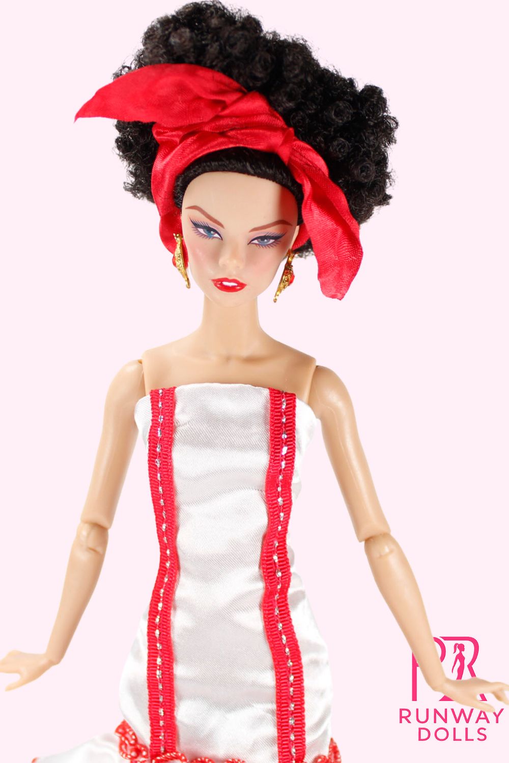 Runway Dolls X Xian Xian Supermodel "Global Glamour: Cuba" OOAK Fashion Doll