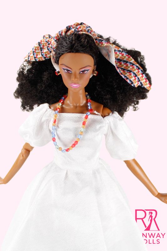 Runway Dolls X Xian Xian Supermodel "Global Glamour: Brazil" OOAK Fashion Doll