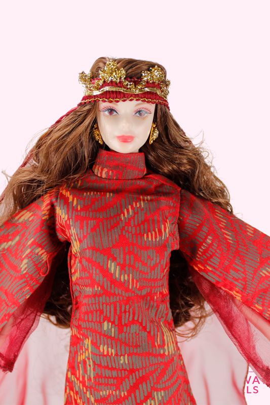 Runway Dolls X Xian Xian Supermodel "Global Glamour: Medieval Queen" OOAK Fashion Doll