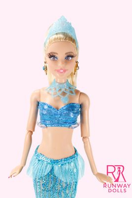 2026 Runway Dolls X Barbie "Mystical Mermaid" OOAK Fashion Doll