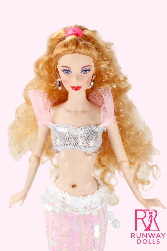 Runway Dolls X Xian Xian Supermodel "Mystical Mermaid" Kelly OOAK  Fashion Doll