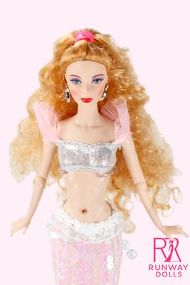 Runway Dolls X Xian Xian Supermodel "Mystical Mermaid" Kelly OOAK  Fashion Doll