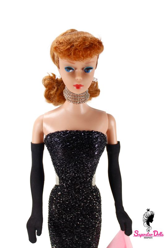 Vintage 1959-62 Titian #5 Dressed Ponytail Barbie Doll