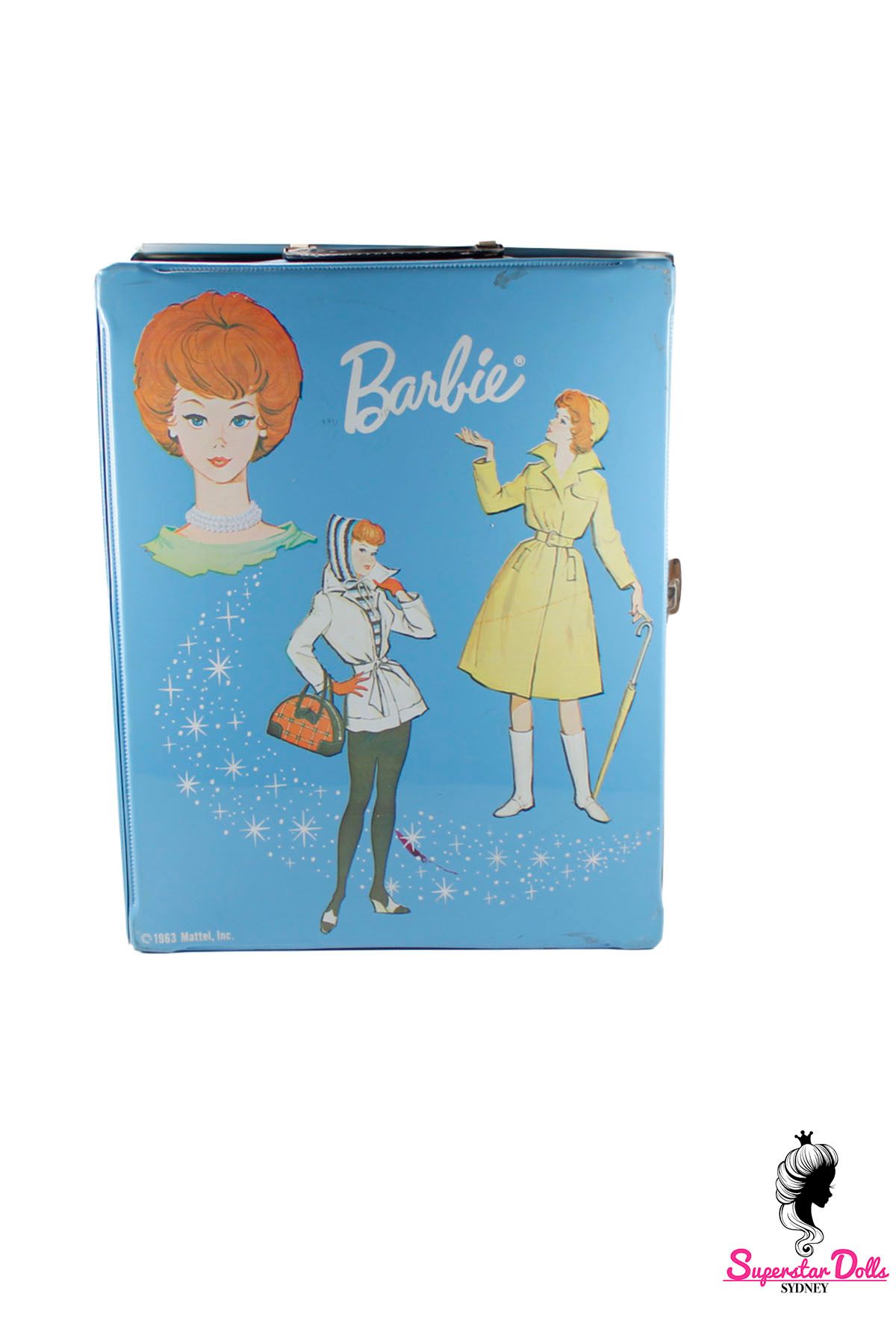 Vintage 1963 Large Barbie Doll Case 26x33x18 img