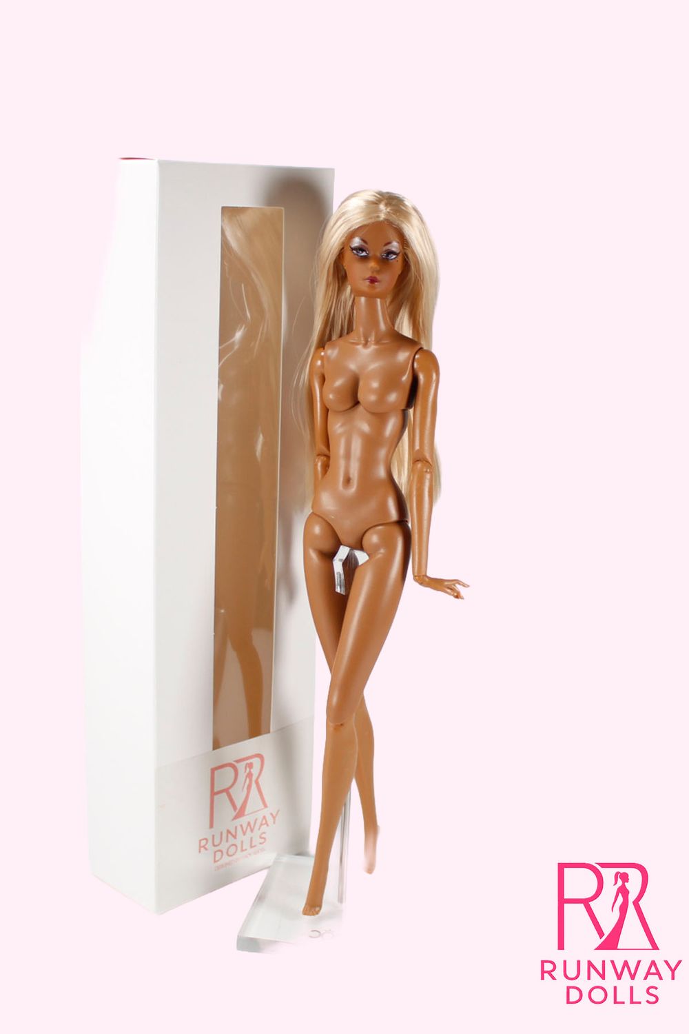 Runway Dolls X Xian Xian Supermodel Custom Nude Miss B.M Roberts Fashion Doll