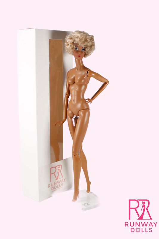 Runway Dolls X Xian Xian Supermodel Custom Nude Miss B.M Roberts Fashion Doll