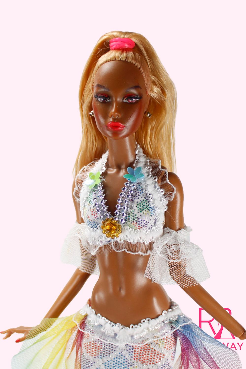 Runway Dolls OOAK "Majestic Mermaid: Pride of the Sea" Penelope (Poppy Clone) Fashion Doll