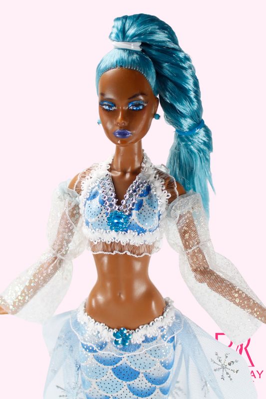 Runway Dolls OOAK "Majestic Mermaid: Blue Steele" Penelope (Poppy Clone) Doll