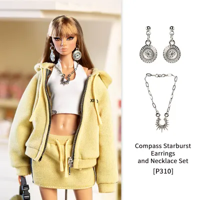 PRE-ORDER: Xian Xian Supermodel "The Apres Style" Fashion Set for 11.5-12.5"(1/6) Fashion Dolls (Y65B+P310+P104B)