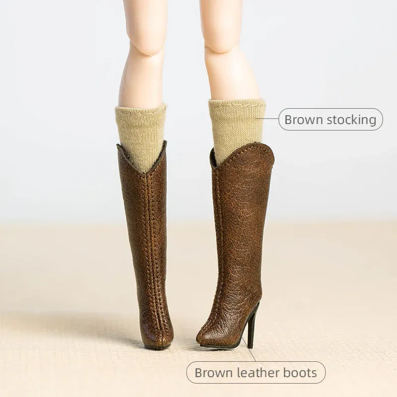 PRE-ORDER: Xian Xian Handmade Doll Boots Shoes For 1/6 Scale 11-13" Fashion Dolls-P199