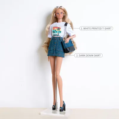 PRE-ORDER: Xian Xian Supermodel "Cowgirl" Fashion Set for 11.5-12.5"(1/6) Fashion Dolls (Y195+Y68+P22)