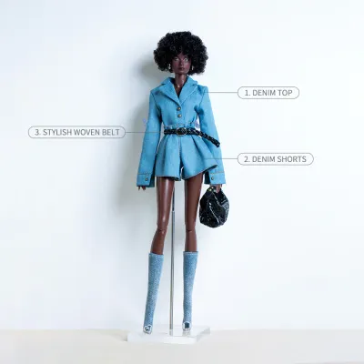 PRE-ORDER: Xian Xian Supermodel "Cowgirl" Fashion Set for 11.5-12.5"(1/6) Fashion Dolls (Y43+P68)