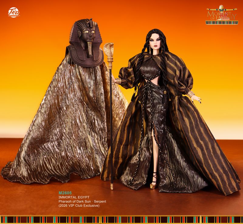DEPOSIT ONLY: 2026 JHDFASHIONDOLL "Pharaoh of Dark Sun: Serpent" Anna May Dressed Fashion Doll