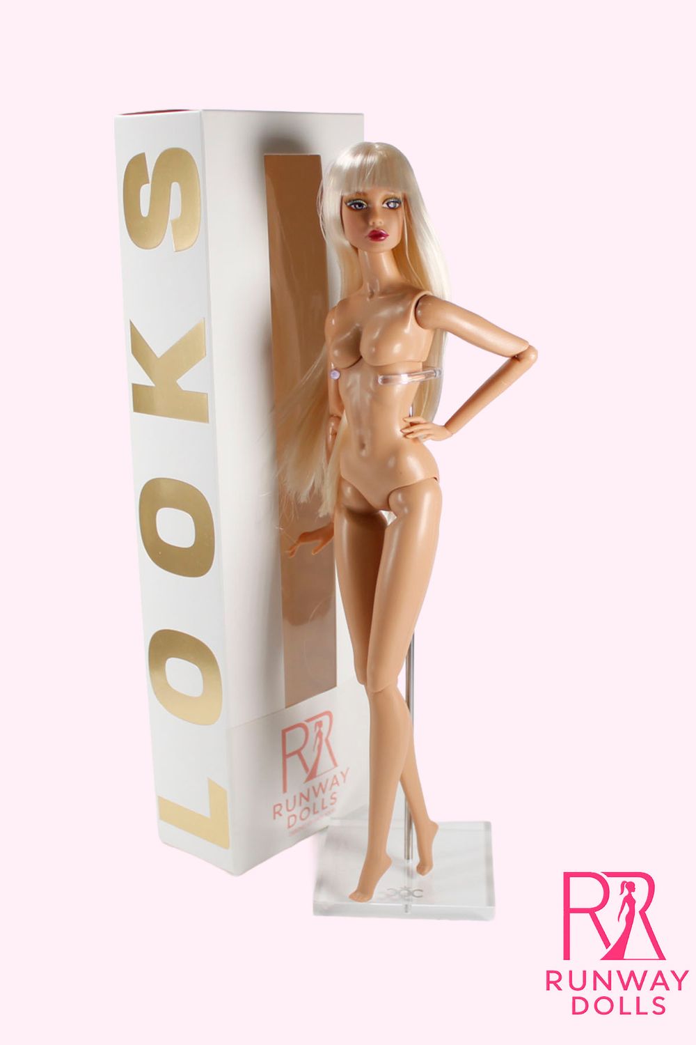 Runway Dolls X Xian Xian Supermodel Custom Nude Penelope (Poppy Clone) Doll