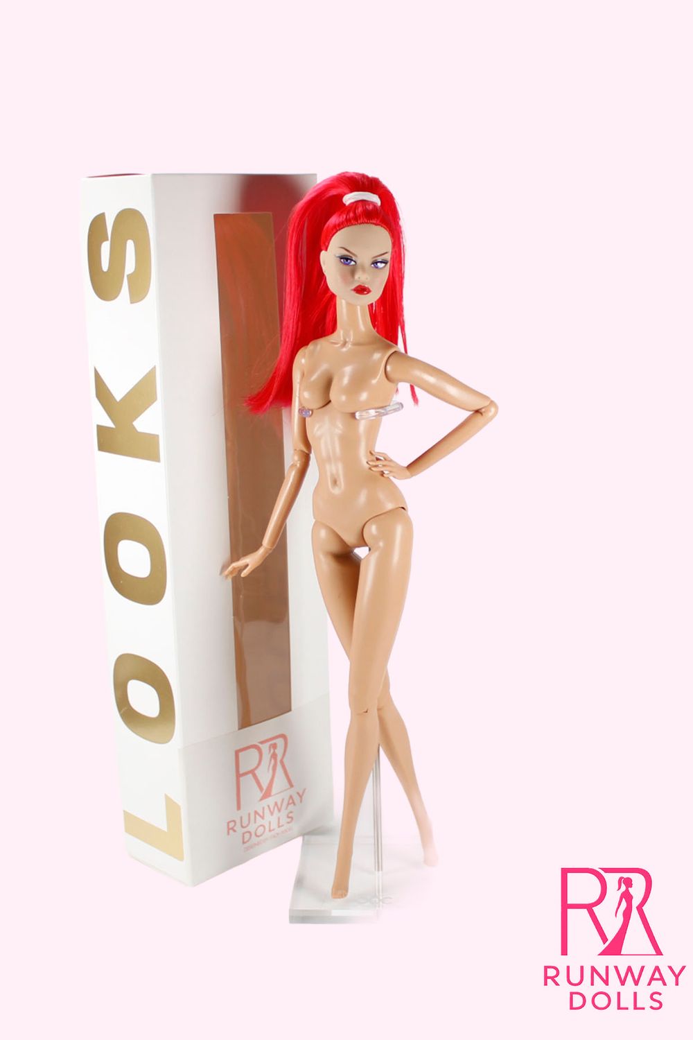 Runway Dolls X Xian Xian Supermodel Custom Nude Penelope (Poppy Clone) Doll