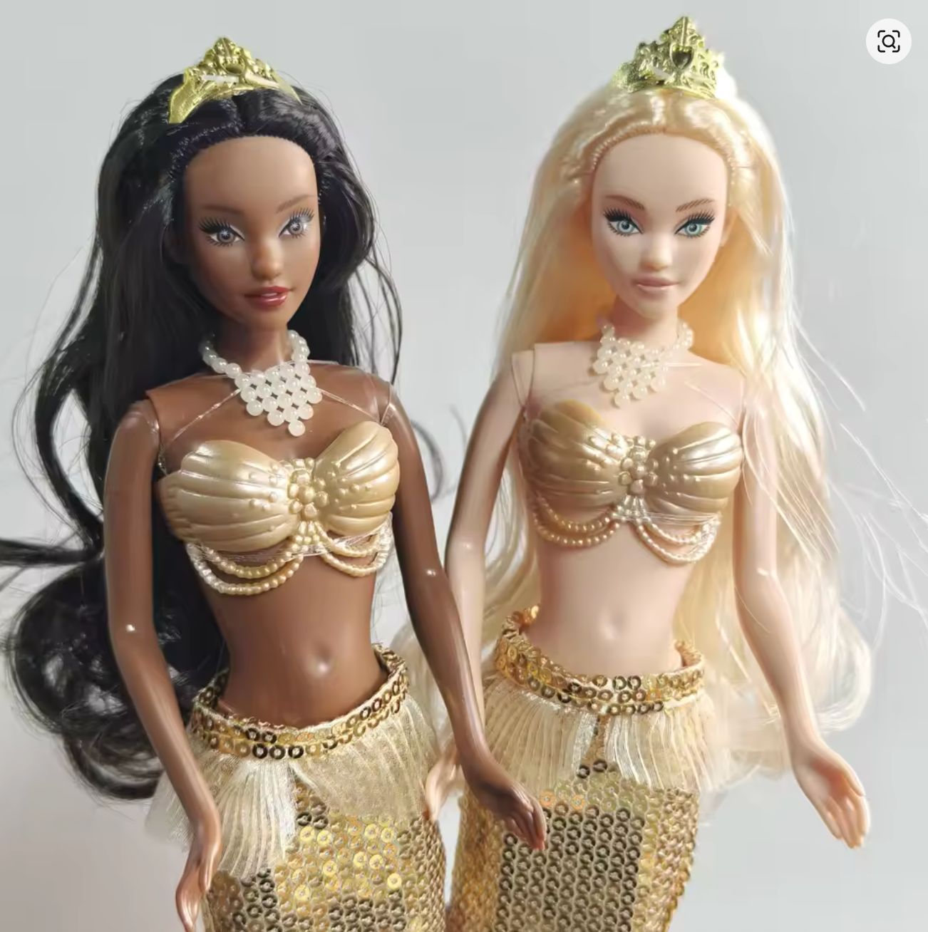Sequenced Tail Mermaid Fashion for Barbie &amp; 11.5" Fashion Dolls-Gold