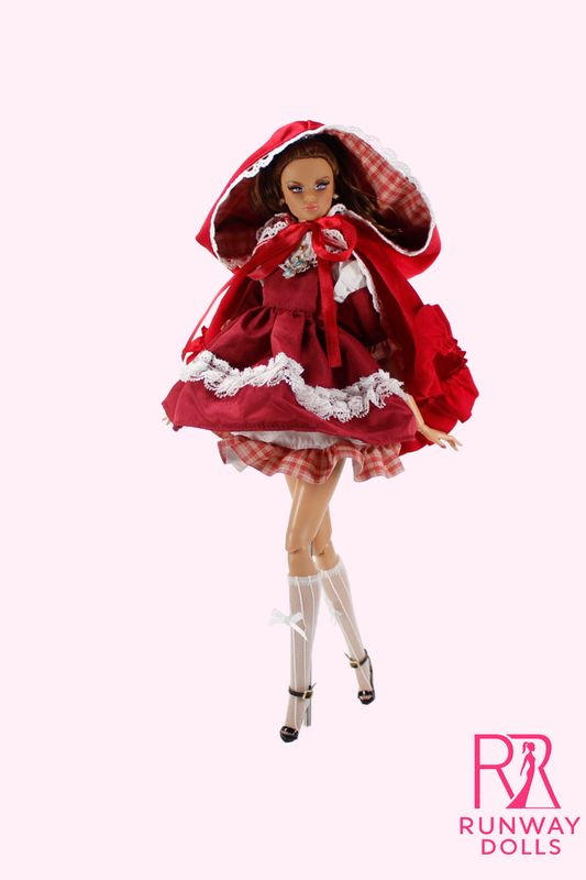 Runway Dolls X Xian Xian Supermodel: Molly as "Little red Riding Hood" Custom Doll