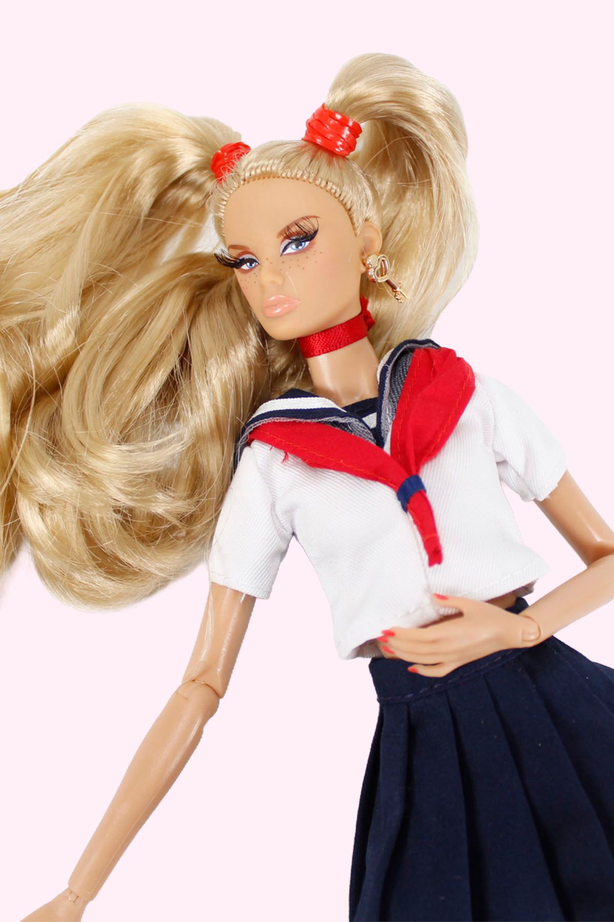 Runway Dolls X Xian Xian Supermodel: Molly as "The Naughty School Girl" Custom D img