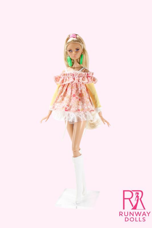 Runway Dolls X Xian Xian Supermodel: "Flower Power" Molly Custom Doll