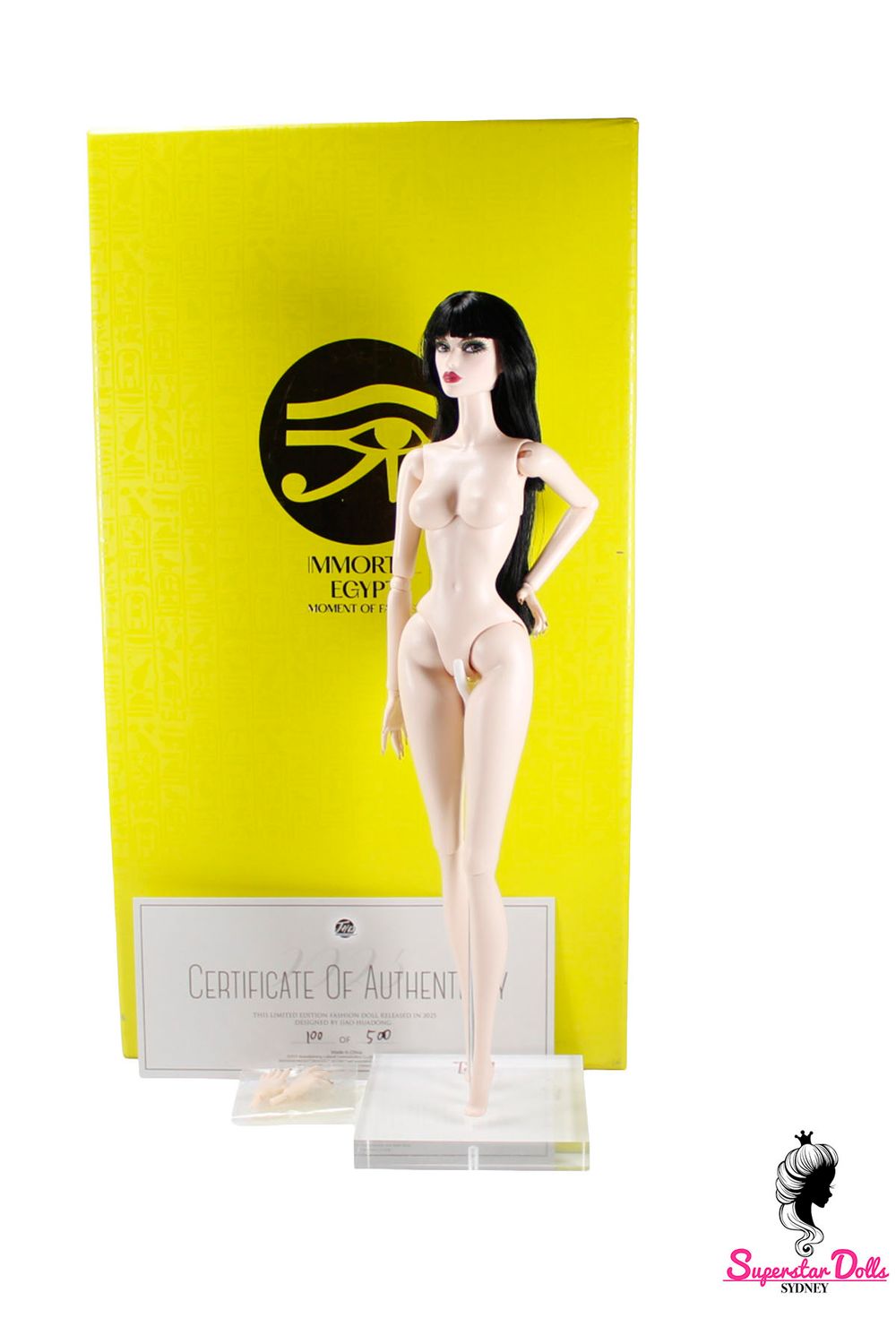2025 JHDFASHIONDOLL Convention: "Cleopatra" Nude 12.5" Fashion Doll