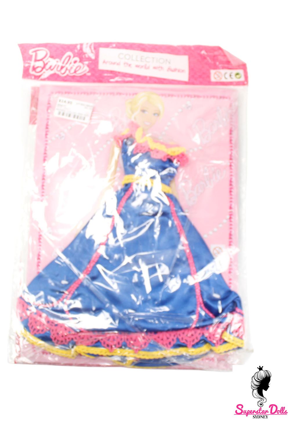 90's Era "Discover the World With Barbie: Bulgaria" Barbie Doll Fashion Set