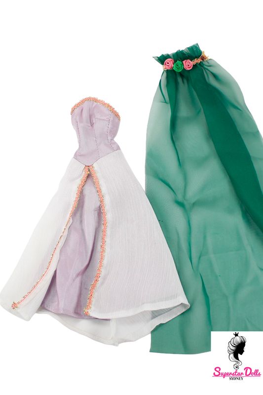 90's Era "Discover the World With Barbie: Ireland" Barbie Doll Fashion Set