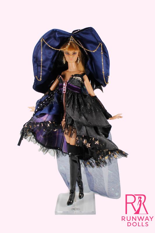 Runway Dolls X Xian Xian Supermodel: Gala as "The Wicked Witch" Custom Doll