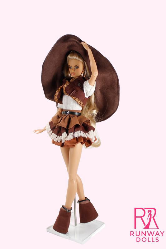 Runway Dolls X Xian Xian Supermodel: "Miss Cowboy Gala" Custom Doll