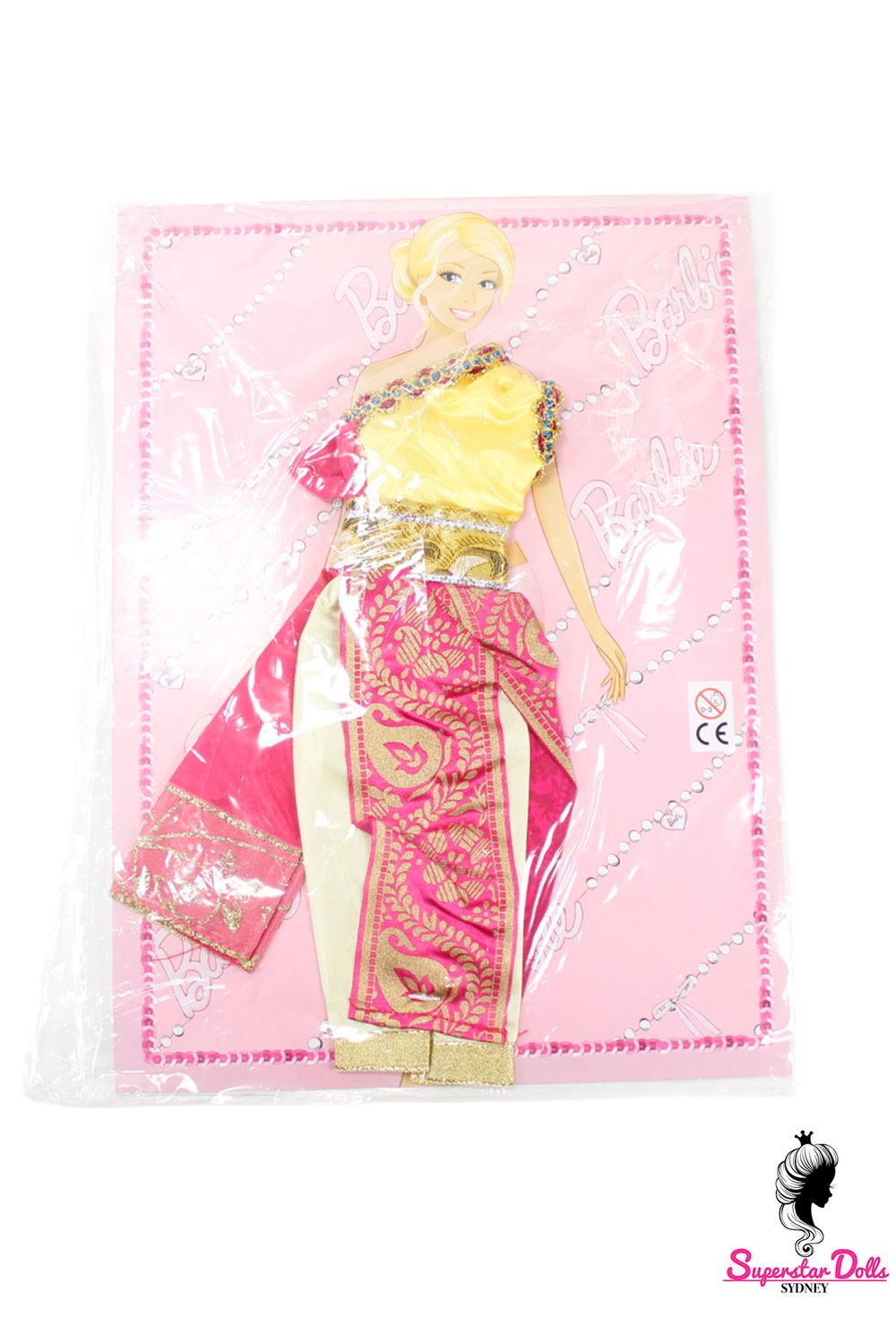90's Era "Discover the World With Barbie: Thailand" Barbie Doll Fashion Set
