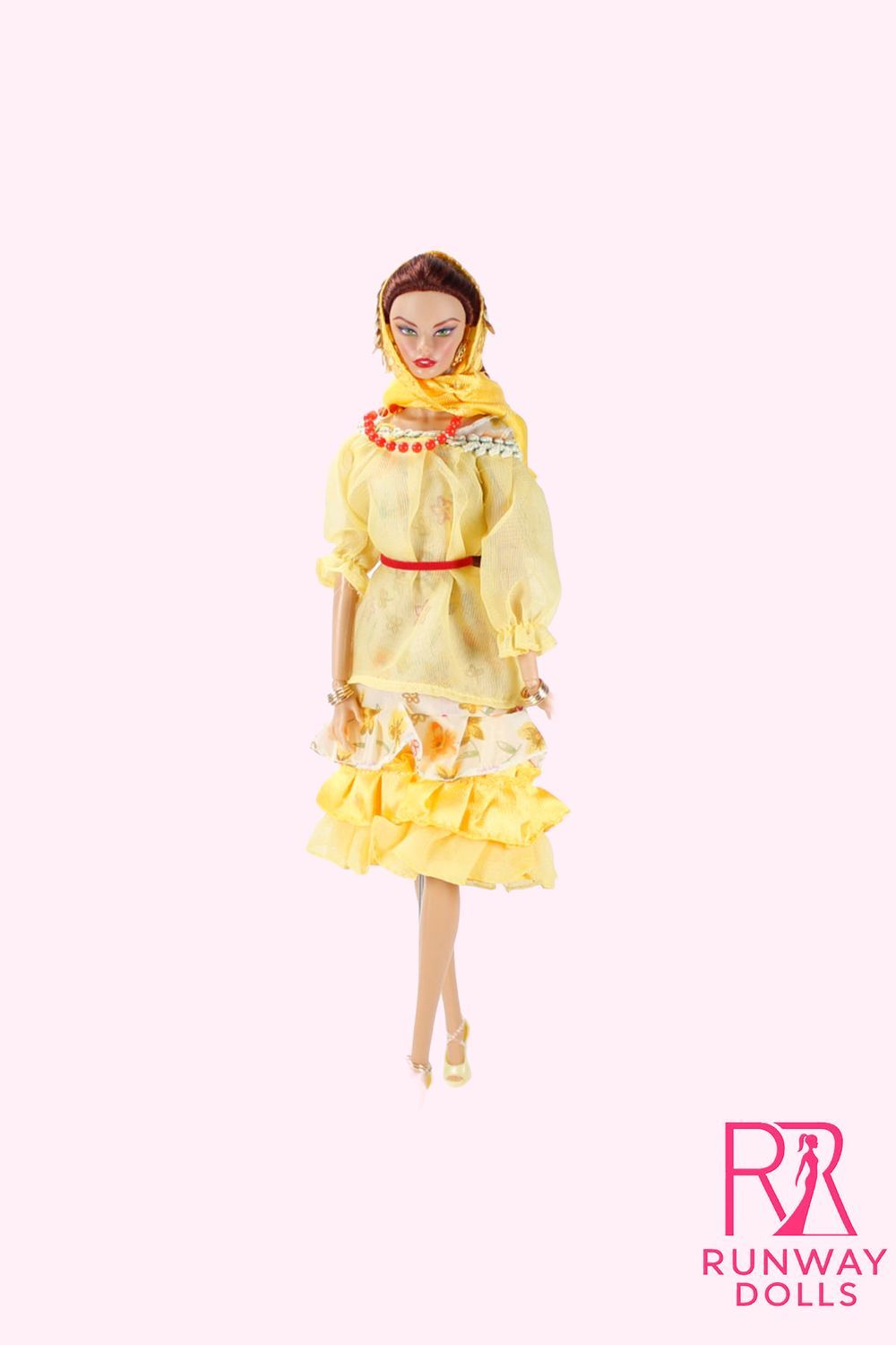 90's Era "Discover the World With Barbie: Bulgaria" Barbie Doll Fashion Set
