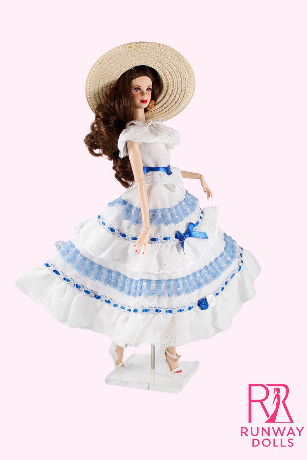 Runway Dolls: "Southern Belle" 1/6 Custom Doll Fashion Set