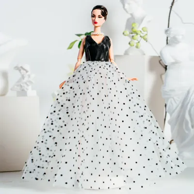 Xian Xian  "Black Elegance" Fashion Set for 11.5-12.5" Fashion Dolls-Y81