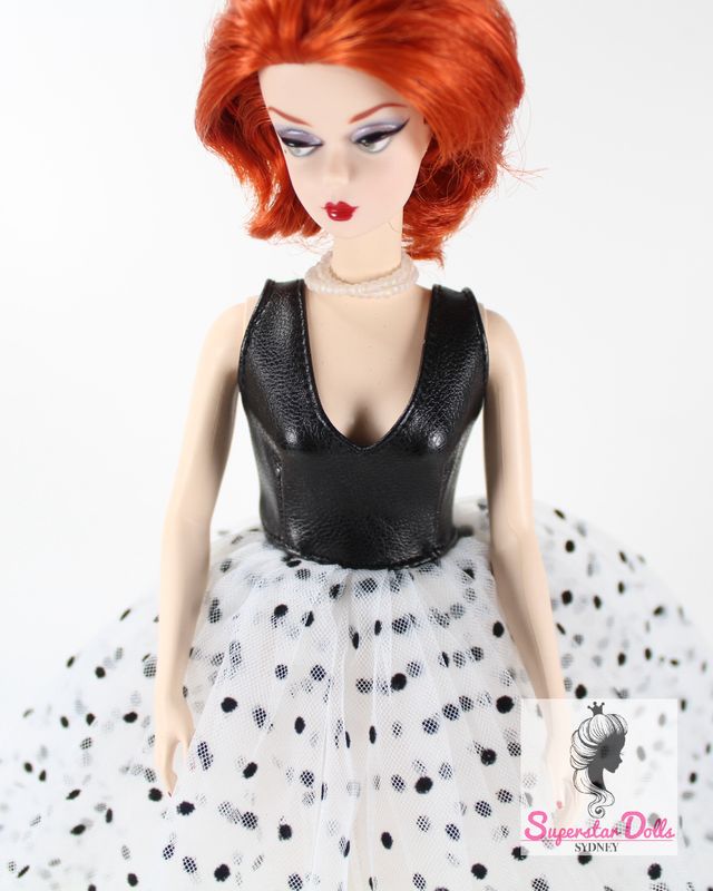 Xian Xian  "Black Elegance" Fashion Set for 11.5-12.5" Fashion Dolls-Y81