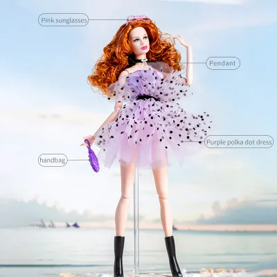Xian Xian  "Black Elegance" PART Fashion Set for 11.5-12.5" Fashion Dolls-Y79