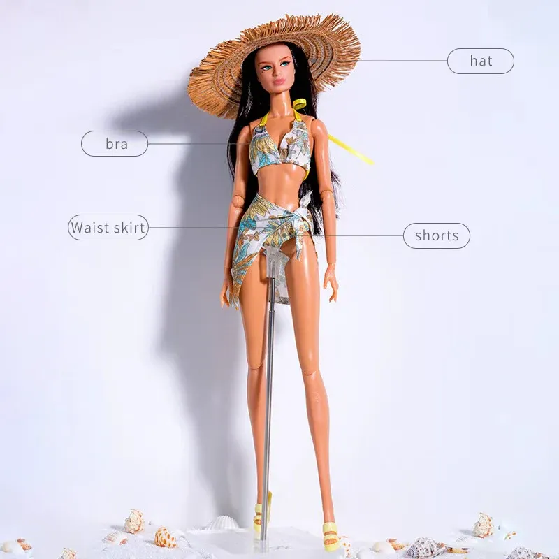 Xian Xian "Romantic Beach Bikini" Fashion Set for 11.5-12.5" Fashion Dolls-Y188