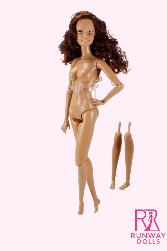 Runway Dolls 12.5" "Farrah (Superstar Clone)" Supermodel Nude Doll
