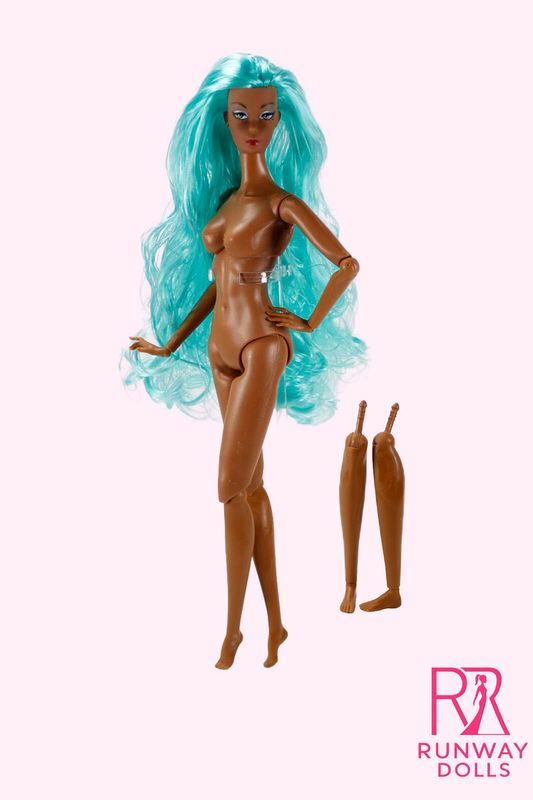 Runway Dolls 12.5" "Miss Roberts (Vintage Clone)" Supermodel Nude Doll