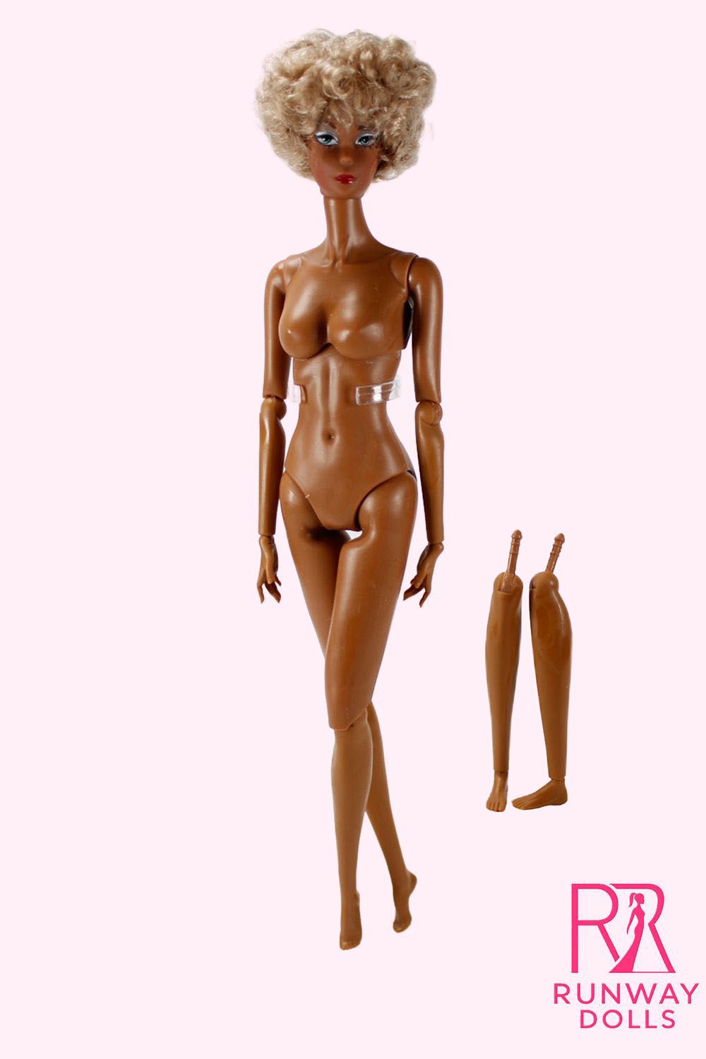 Runway Dolls 12.5" "Miss Roberts (Vintage Clone)" Supermodel Nude Doll