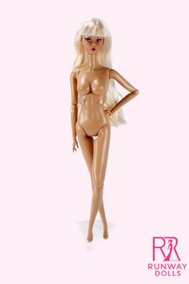 Runway Dolls 12.5" "Miss Roberts (Vintage Clone)" Supermodel Nude Doll