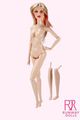 Runway Dolls 12.5" "Kylie MInogue Custom Nude Barbie Doll Doll