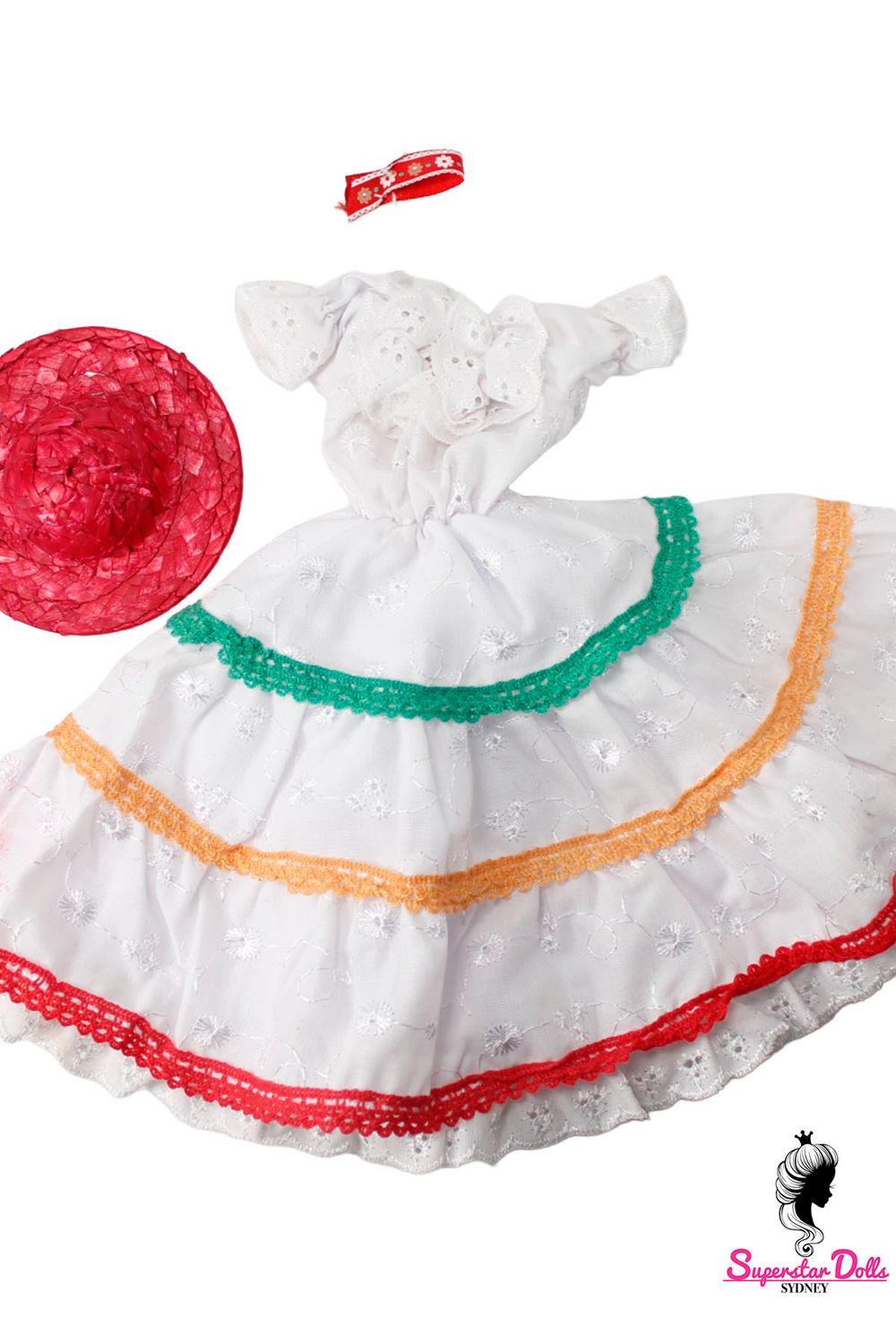 90's Era "Discover the World With Barbie: Mexico" Barbie Doll Fashion Set