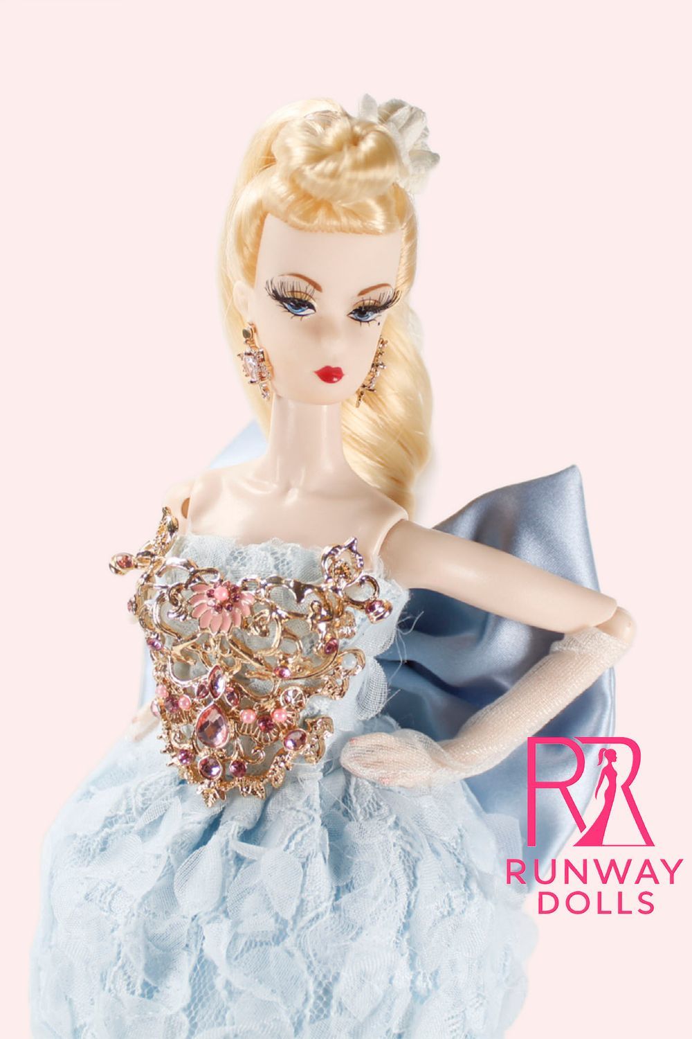 Runway Dolls: Handmade "Crystal" Earrings for Barbie &amp; 1/6 sized Fashion Dolls