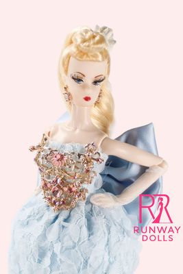 Runway Dolls: Handmade "Crystal" Earrings for Barbie &amp; 1/6 sized Fashion Dolls