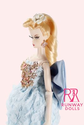 Runway Dolls: Handmade "Crystal" Earrings for Barbie &amp; 1/6 sized Fashion Dolls