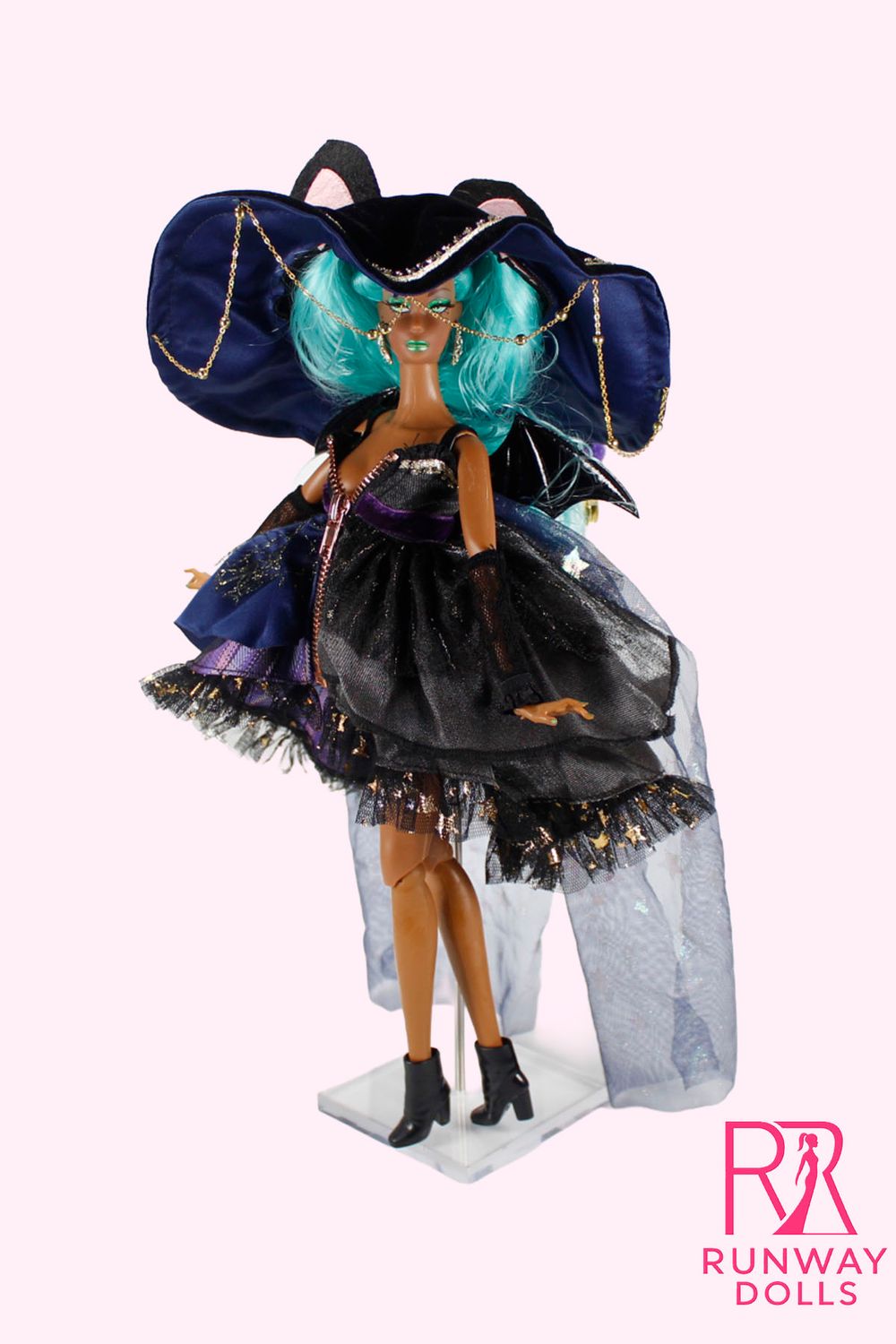 Runway Dolls: Miss Roberts as "The Wicked Witch" OOAK Doll