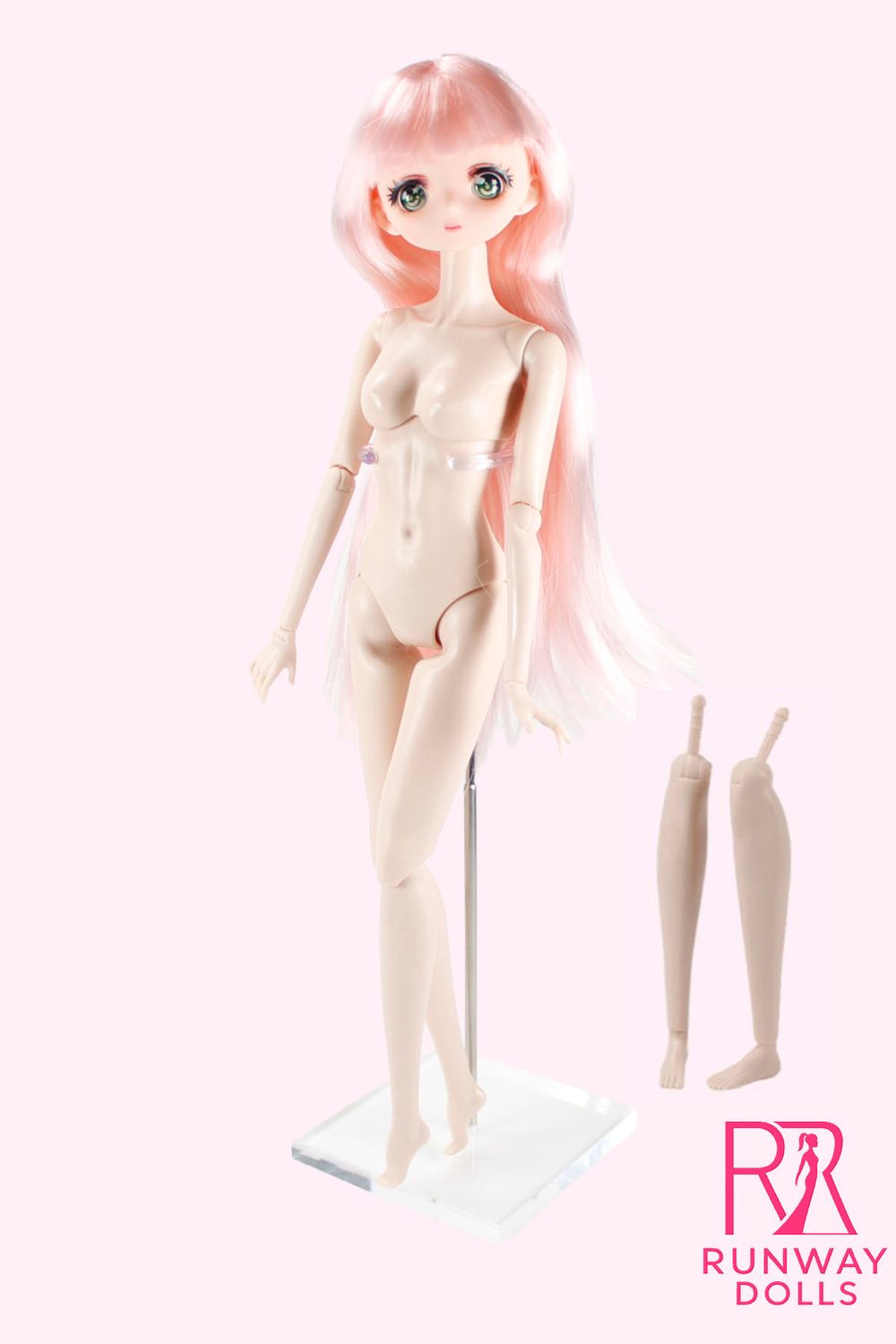 Runway Dolls 12.5" Luna" Anime Supermodel Nude Custom Doll