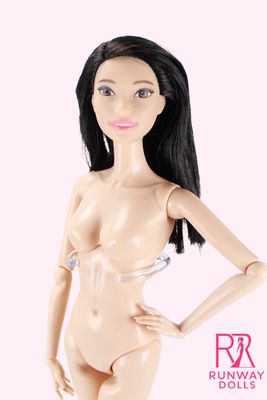 Runway Dolls: 12.5" Nude Custom Supermodel Barbie Doll
