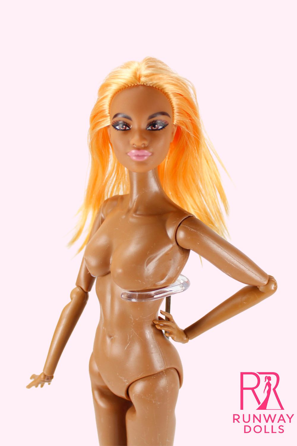 Runway Dolls: 12.5" Nude Custom Supermodel Barbie Doll